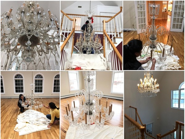 Chandelier Cleaning in Danbury CT (1)